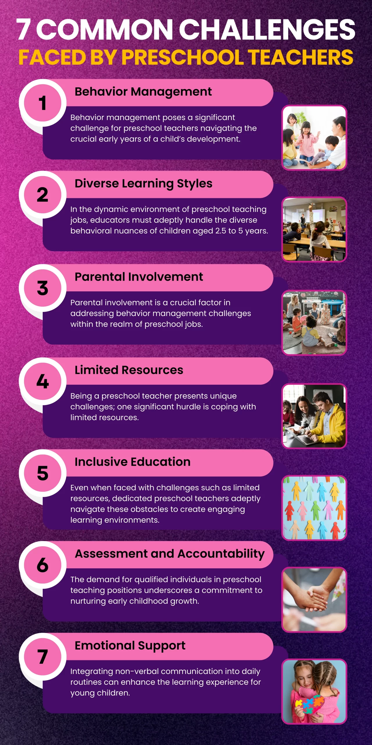 Circle Time Jobs - 7 Common Challenges Faced by Preschool Teachers
